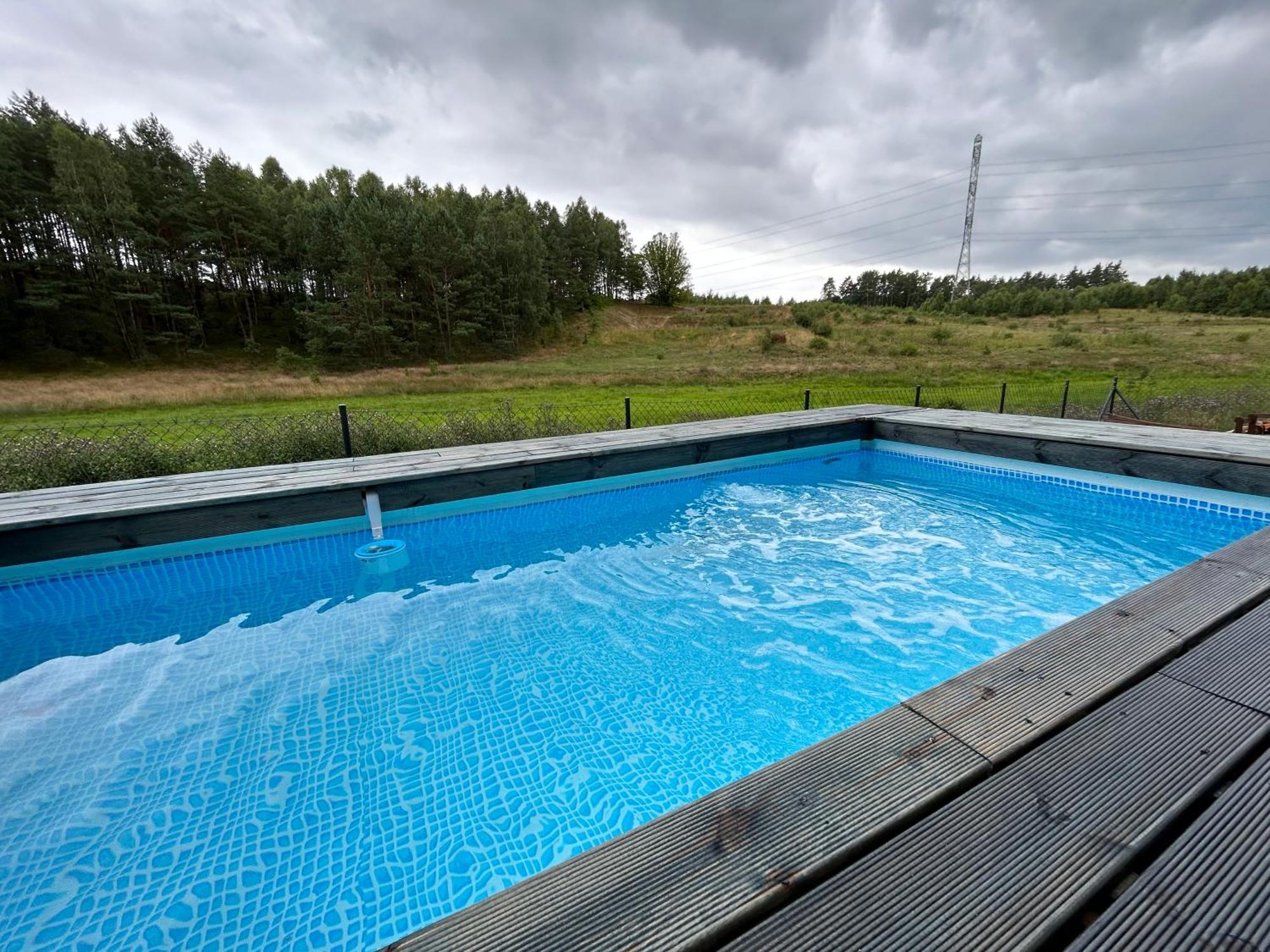 Cosy Cabin - Domek Na Kaszubach Z Sauna, Balia I Basenem Stara Sikorska Huta Exterior photo